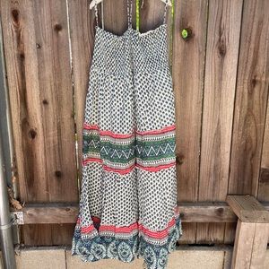 World Market India strapless halter tie dress L/XL